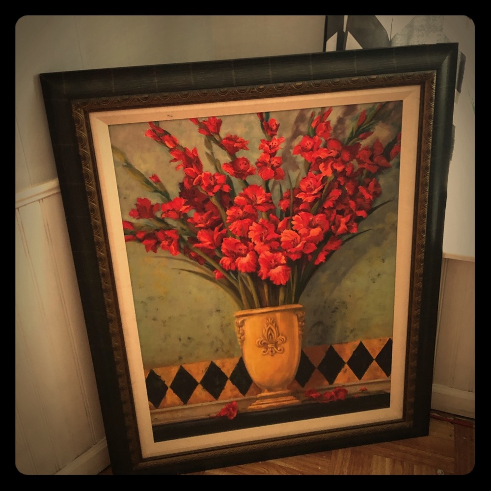 Large Home Interior Framed Canvas Print